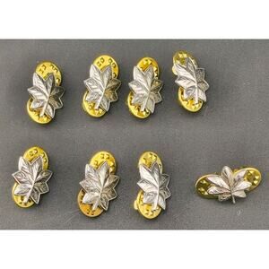 Korean War/Vietnam Era Sterling US Army Lieutenant Colonel Rank Insignia Pins